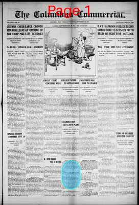 Page thumbnail for The Columbus Commercial