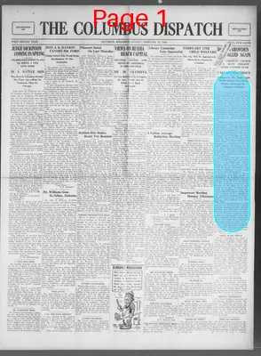 Page thumbnail for The Columbus Dispatch