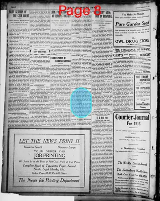 Page thumbnail for The Hattiesburg News