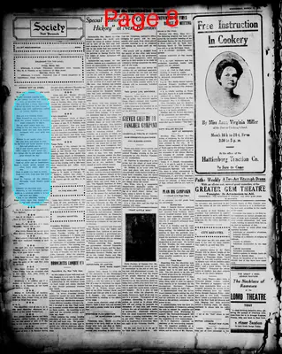 Page thumbnail for The Hattiesburg News