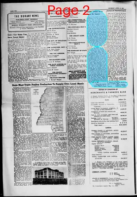 Page thumbnail for The Durant News