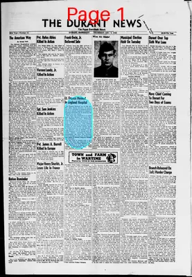 Page thumbnail for The Durant News