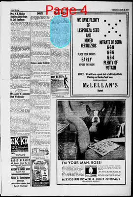 Page thumbnail for The Durant News