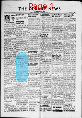 Page thumbnail for The Durant News