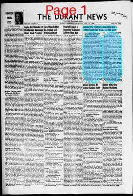 Page thumbnail for The Durant News