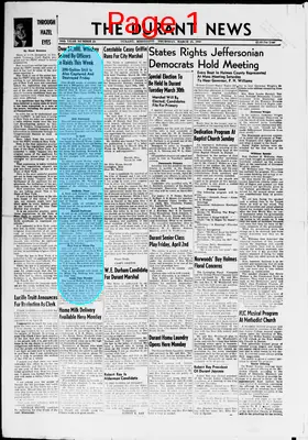 Page thumbnail for The Durant News