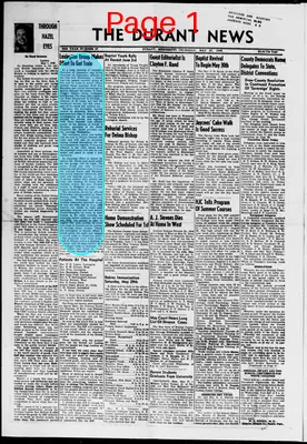 Page thumbnail for The Durant News