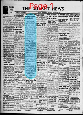 Page thumbnail for The Durant News