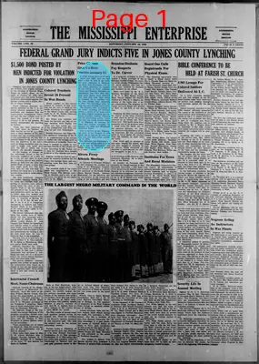 Page thumbnail for The Mississippi Enterprise