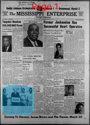 Page thumbnail for The Mississippi Enterprise