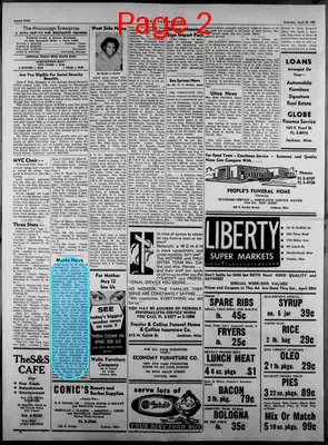 Page thumbnail for The Mississippi Enterprise