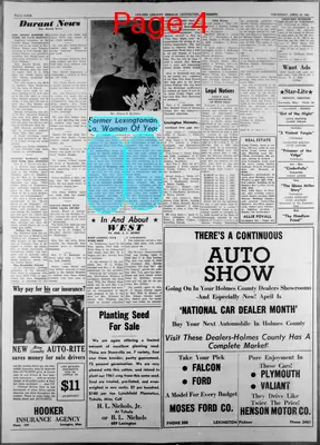 Page thumbnail for Holmes County Herald