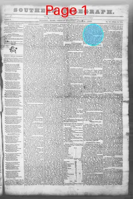 Page thumbnail for Southern Telegraph