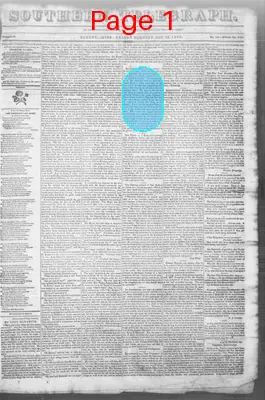 Page thumbnail for Southern Telegraph