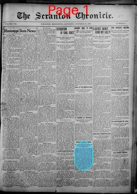 Page thumbnail for The Scranton Chronicle