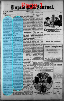 Page thumbnail for The Tupelo Journal
