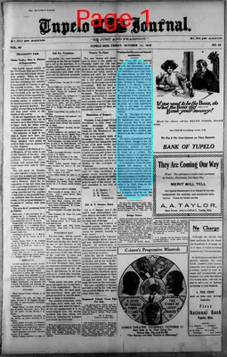 Page thumbnail for The Tupelo Journal