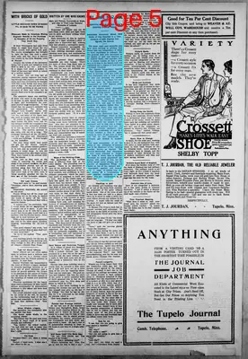 Page thumbnail for The Tupelo Journal