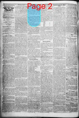 Page thumbnail for The Woodville Republican, And Wilkinson Advertiser