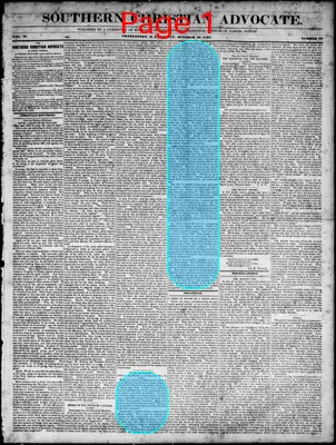 Page thumbnail for Southern Christian Advocate