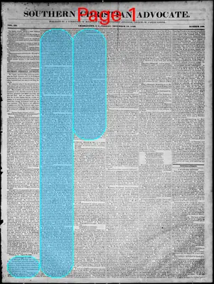 Page thumbnail for Southern Christian Advocate