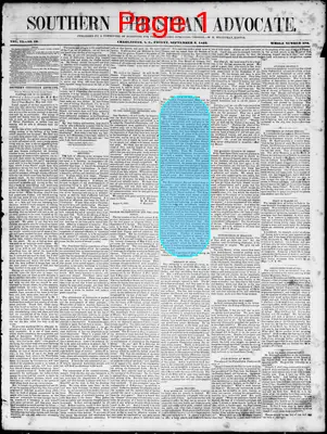 Page thumbnail for Southern Christian Advocate
