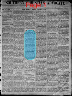 Page thumbnail for Southern Christian Advocate
