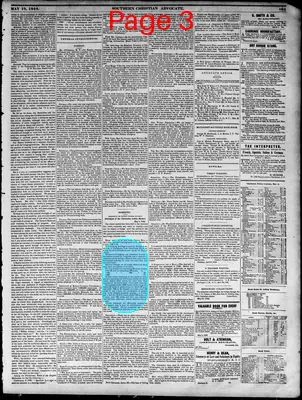 Page thumbnail for Southern Christian Advocate