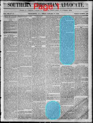 Page thumbnail for Southern Christian Advocate