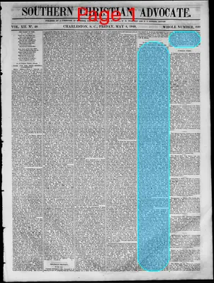 Page thumbnail for Southern Christian Advocate