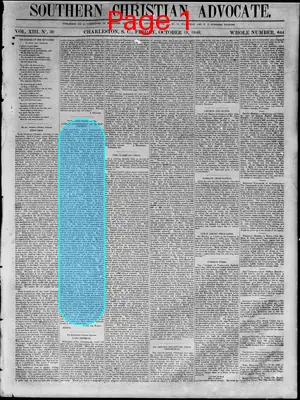 Page thumbnail for Southern Christian Advocate
