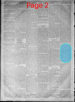 Page thumbnail for Southern Christian Advocate