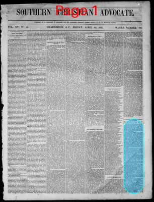 Page thumbnail for Southern Christian Advocate