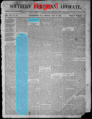 Page thumbnail for Southern Christian Advocate