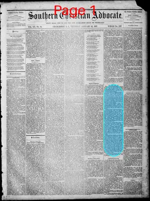 Page thumbnail for Southern Christian Advocate