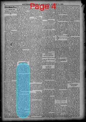 Page thumbnail for Southern Christian Advocate