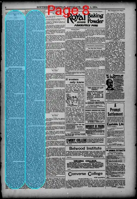 Page thumbnail for Southern Christian Advocate