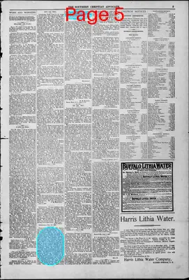 Page thumbnail for Southern Christian Advocate