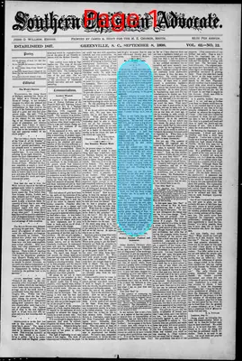 Page thumbnail for Southern Christian Advocate