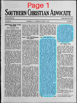 Page thumbnail for Southern Christian Advocate