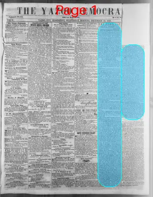 Page thumbnail for The Yazoo Democrat