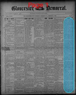 Page thumbnail for Gloucester County Democrat