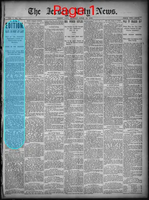Page thumbnail for The Jersey City News