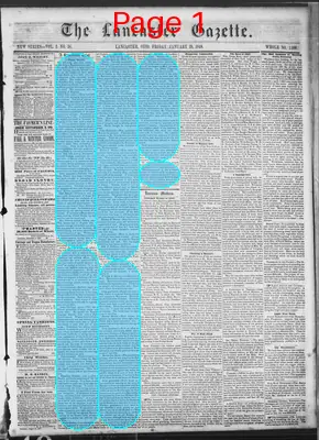 Page thumbnail for The Lancaster Gazette