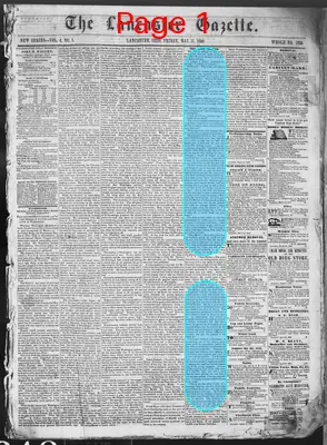 Page thumbnail for The Lancaster Gazette