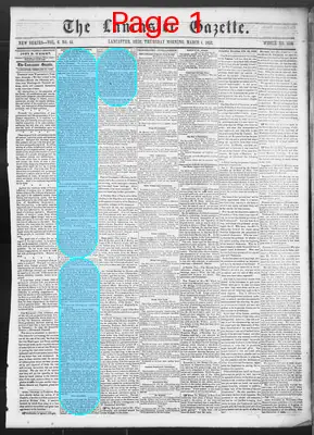 Page thumbnail for The Lancaster Gazette