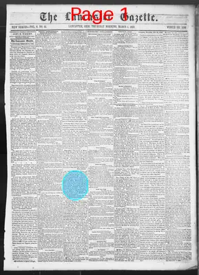 Page thumbnail for The Lancaster Gazette