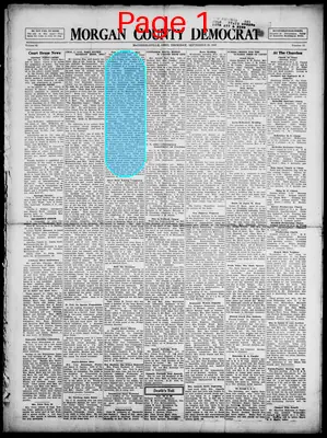 Page thumbnail for Morgan County Democrat