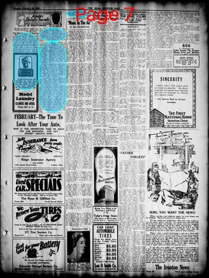Page thumbnail for The Ironton News