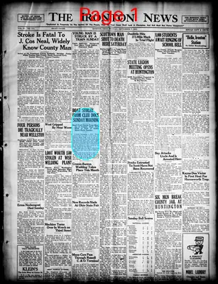 Page thumbnail for The Ironton News